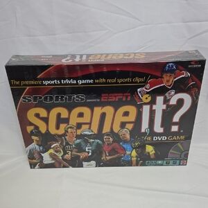 Vintage Scene It? Sports Trivia DVD Game, New